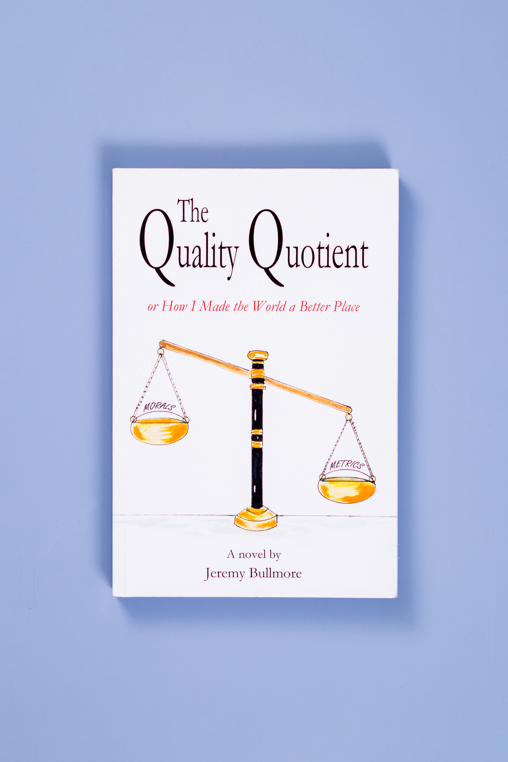 Image of a book cover depicting a scale